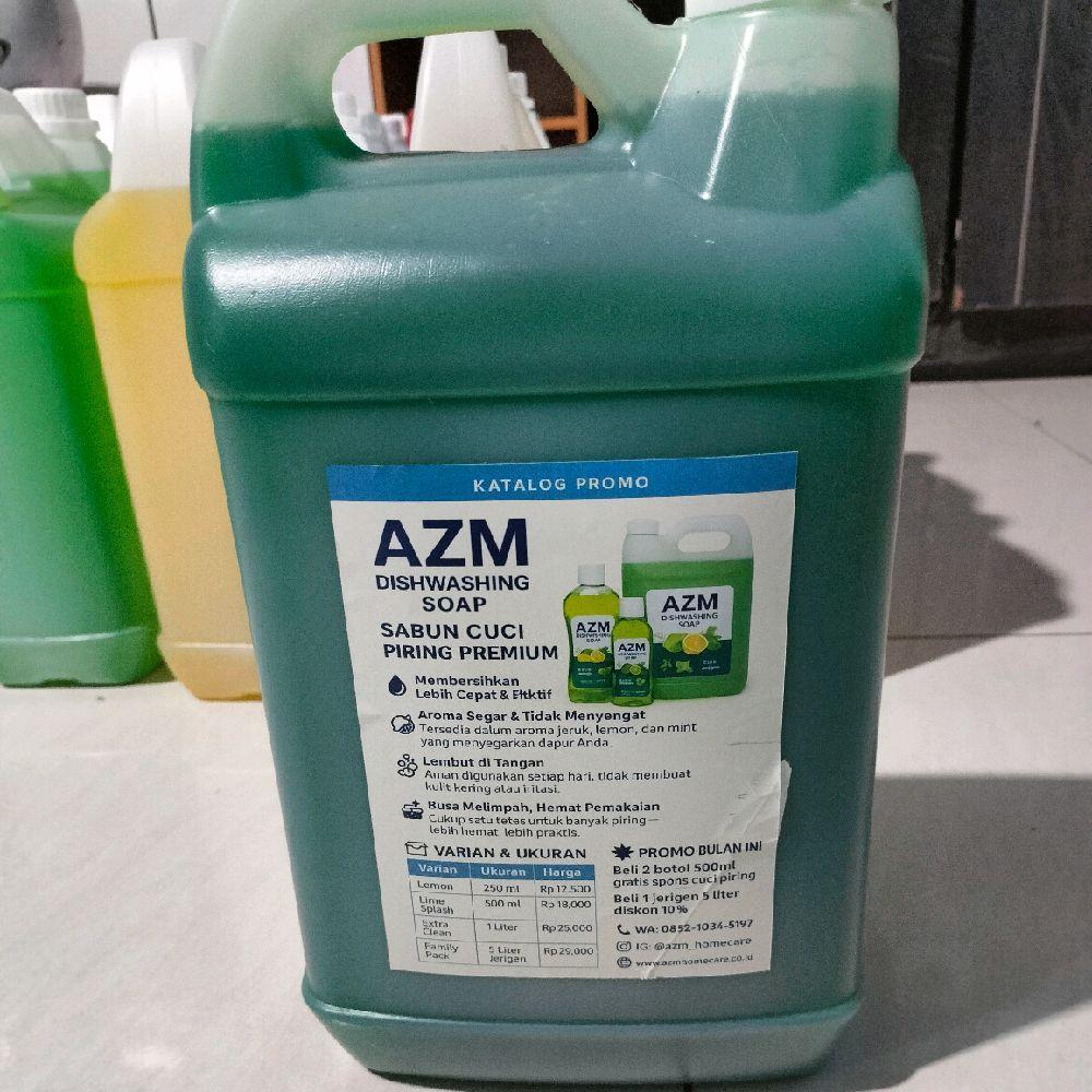 Sabun Cuci Piring Jerigen 5 LiterDishwash 5 Liter Sabun Cuci AZM