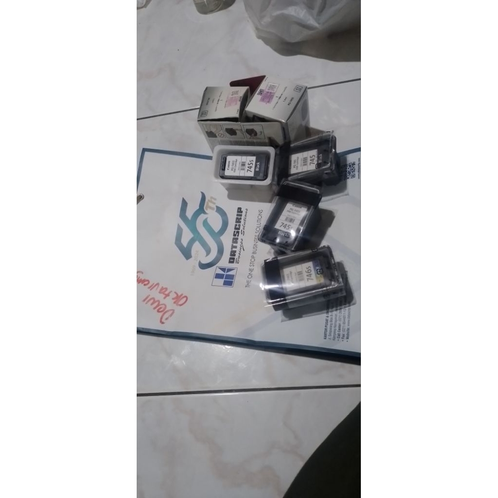 cateidge canon ori bekas pakai pribadi