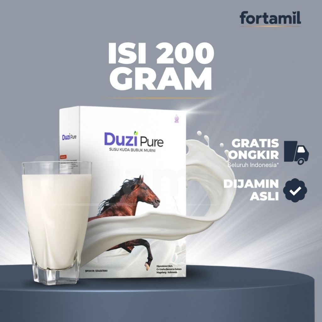 

Duzi Pure Susu Kuda Liar Herbal Asli Original Paket Hemat