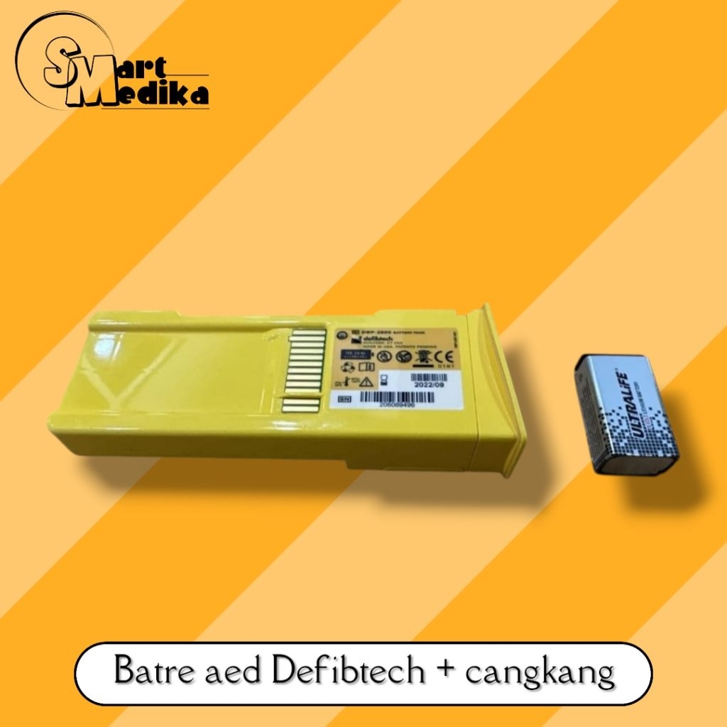BATTERY PACK AED DEFIBTECH LIFELINE / BATRE + CANGKANG AED DEFIBTECH LIFELINE
