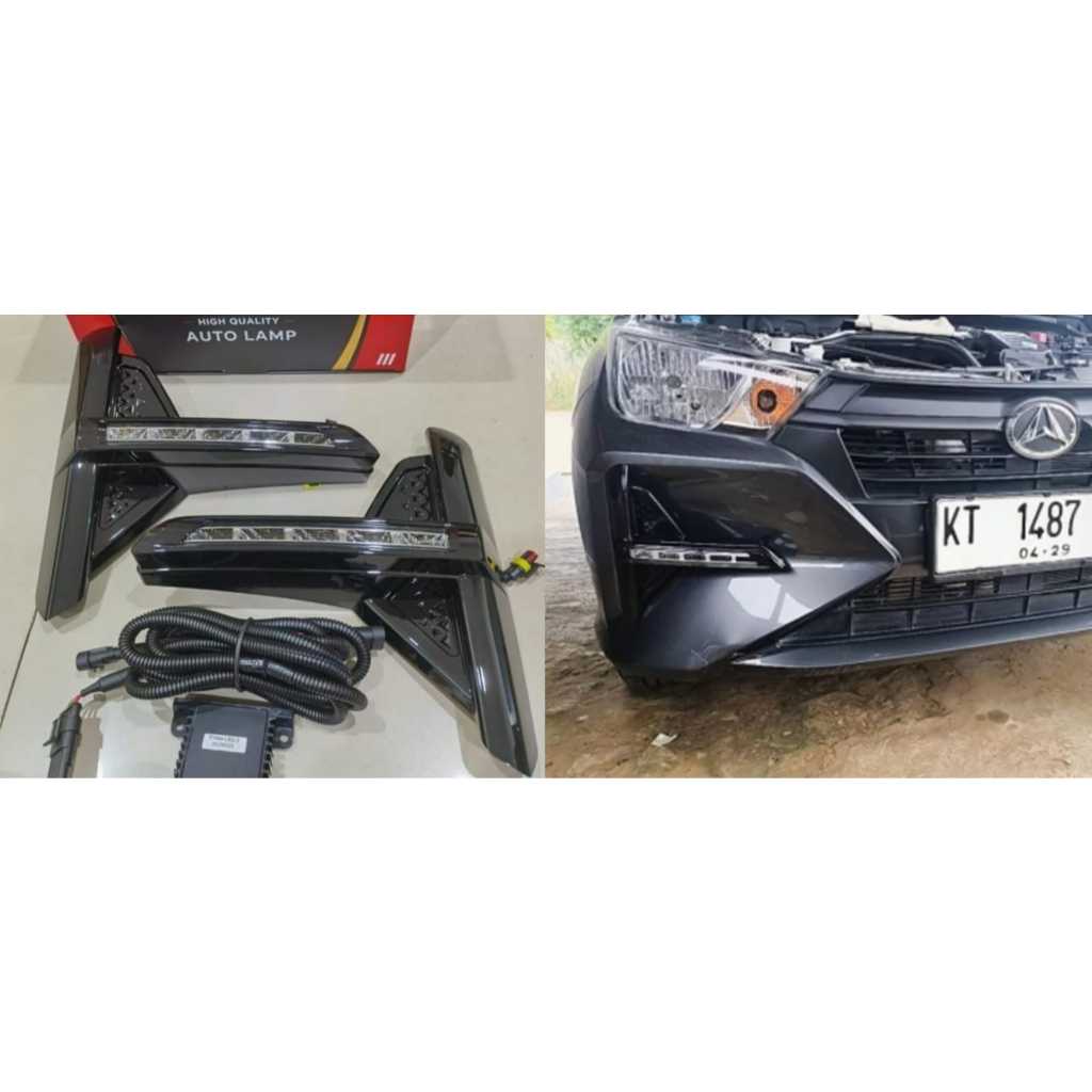 Lampu Fog Lamp DRL LED All New Ayla 2023 - 2025 Up 2 Fungsi