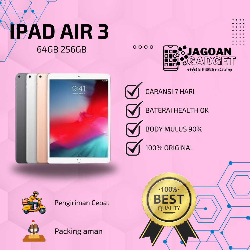 iPad Air 3 64GB 256GB Wifi Only Second Original | JAGOAN GADGET