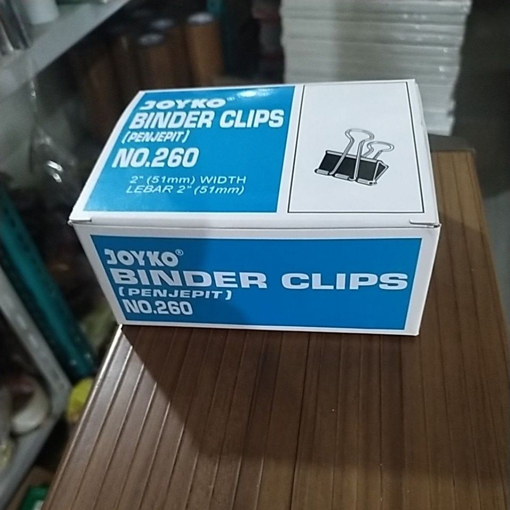 

binder clip joyko / klip kertas / penjepit clips file dokumen 260 - pack