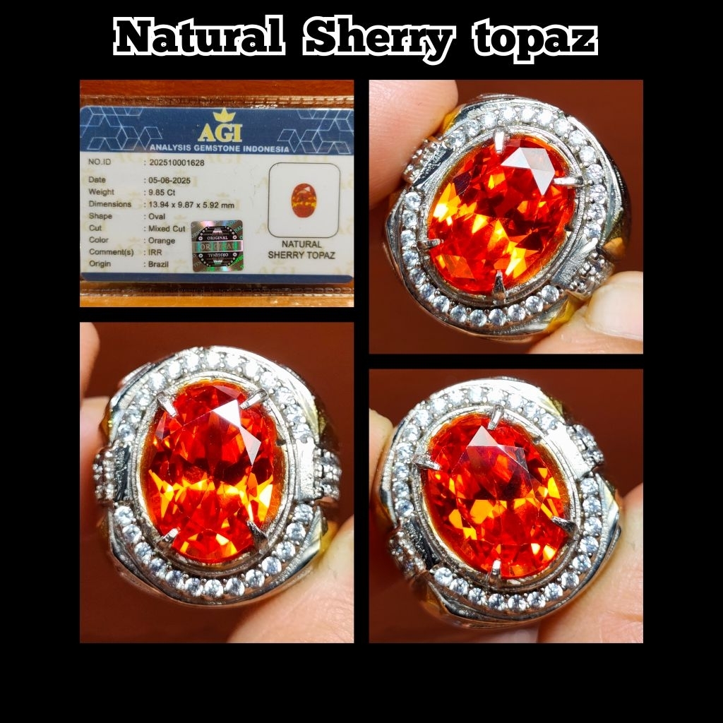 NATURAL CINCIN SHERRY TOPAZ BRAZIL