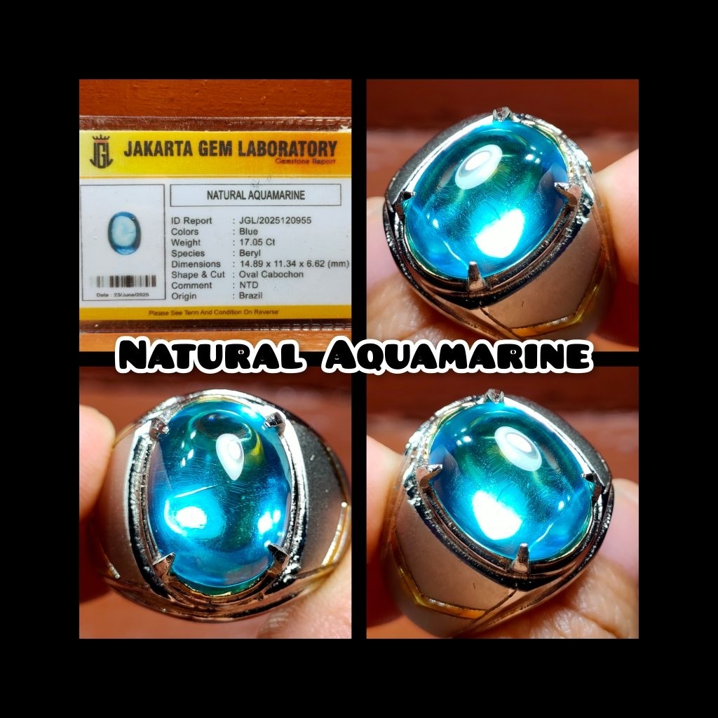 BATU PERMATA AQUAMARINE BRAZIL