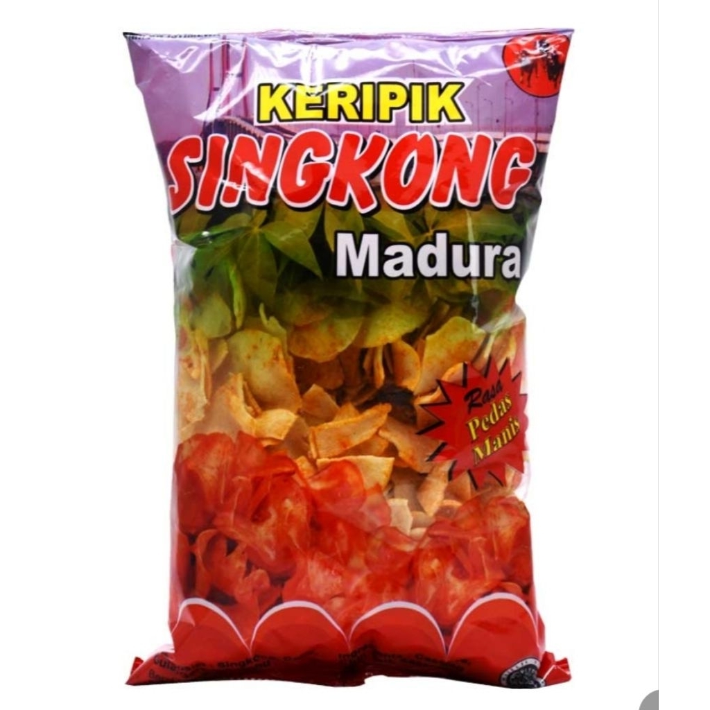 

FLIPPER Keripik Singkong Madura Pedas Manis 250 g