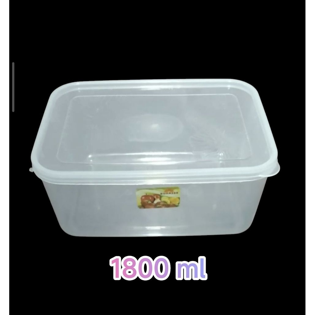TOPLES KUE PLASTIK SUNRISE 1800ML / WADAH SERBAGUNA 1800ML