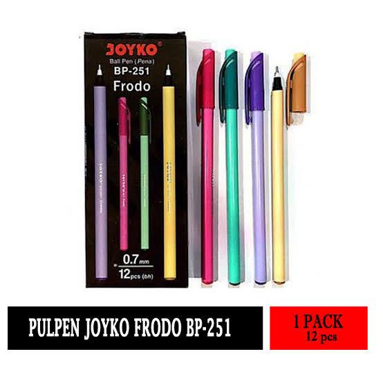 

Bolpoint/pulpen/pena Joyko BP-251 Frodo (0.7mm) Harga per lusin