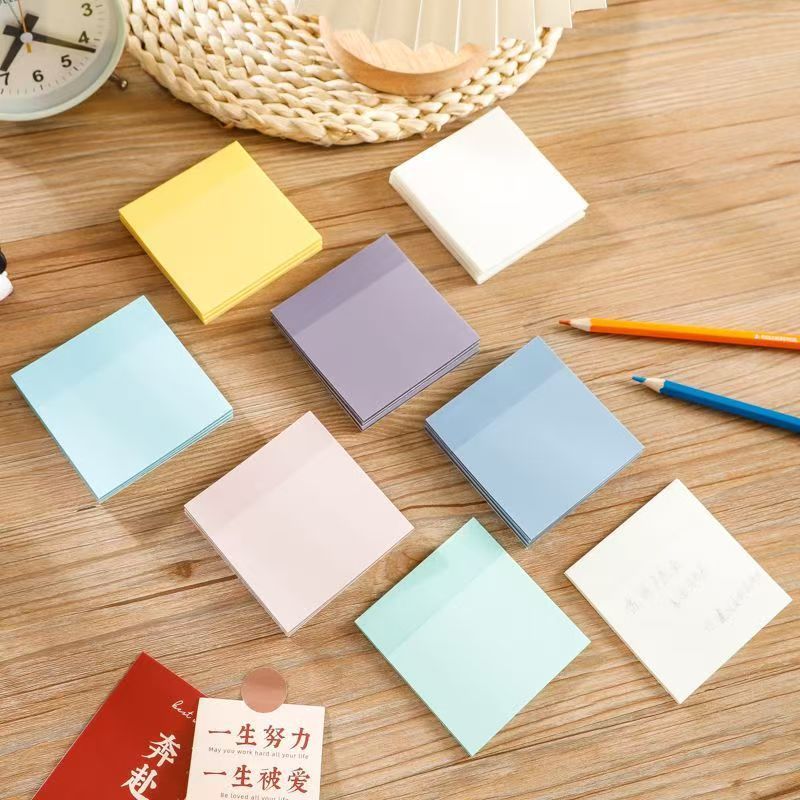 

Sticky Notes Transparan Premium 50 Lembar - Aesthetic Memo Pad Korea dengan Desain Alat Tulis