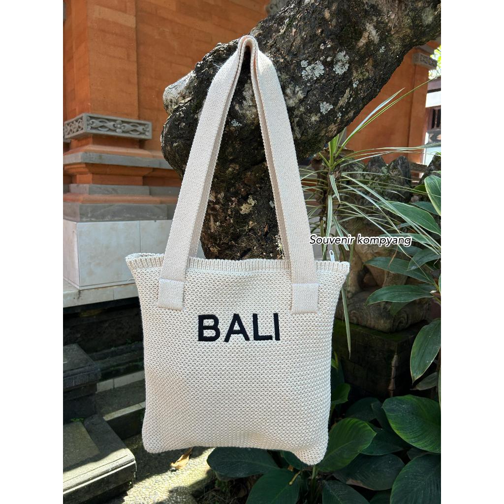 TAS RAJUT MESIN BALI / TAS HANDMADE/ TOTE BAG