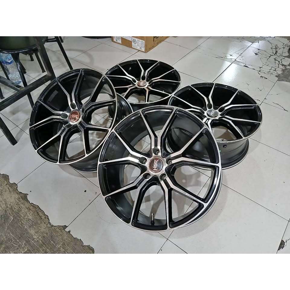 VELG MOBIL RACING HSR VOODOO HSR RING 18 LEBAR 8 LUBANG BAUT PCD 5X114 PELEK