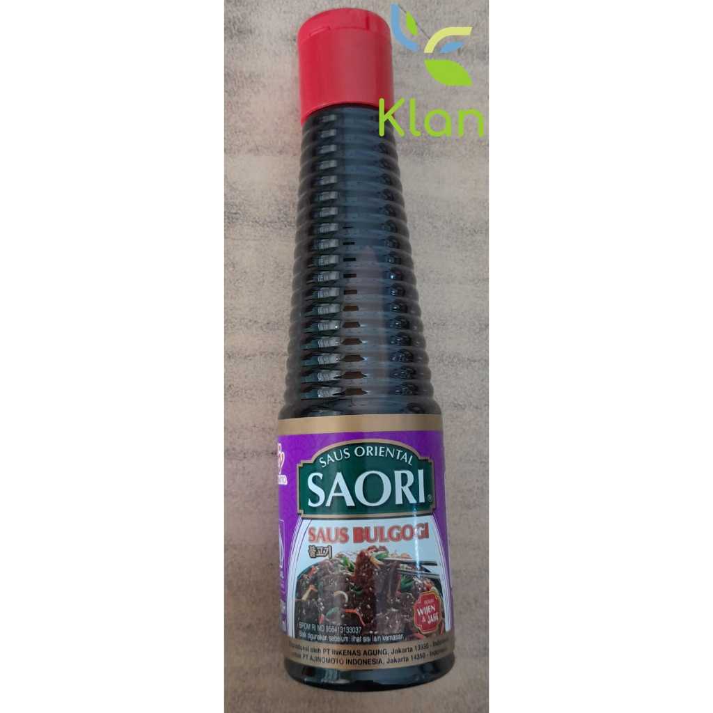 

SAORI SAUS BULGOGI BOTOL 133ML/ SAOS BULGOGI/ BUMBU BULGOGI/ BUMBU GRILL/ BUMBU DAGING