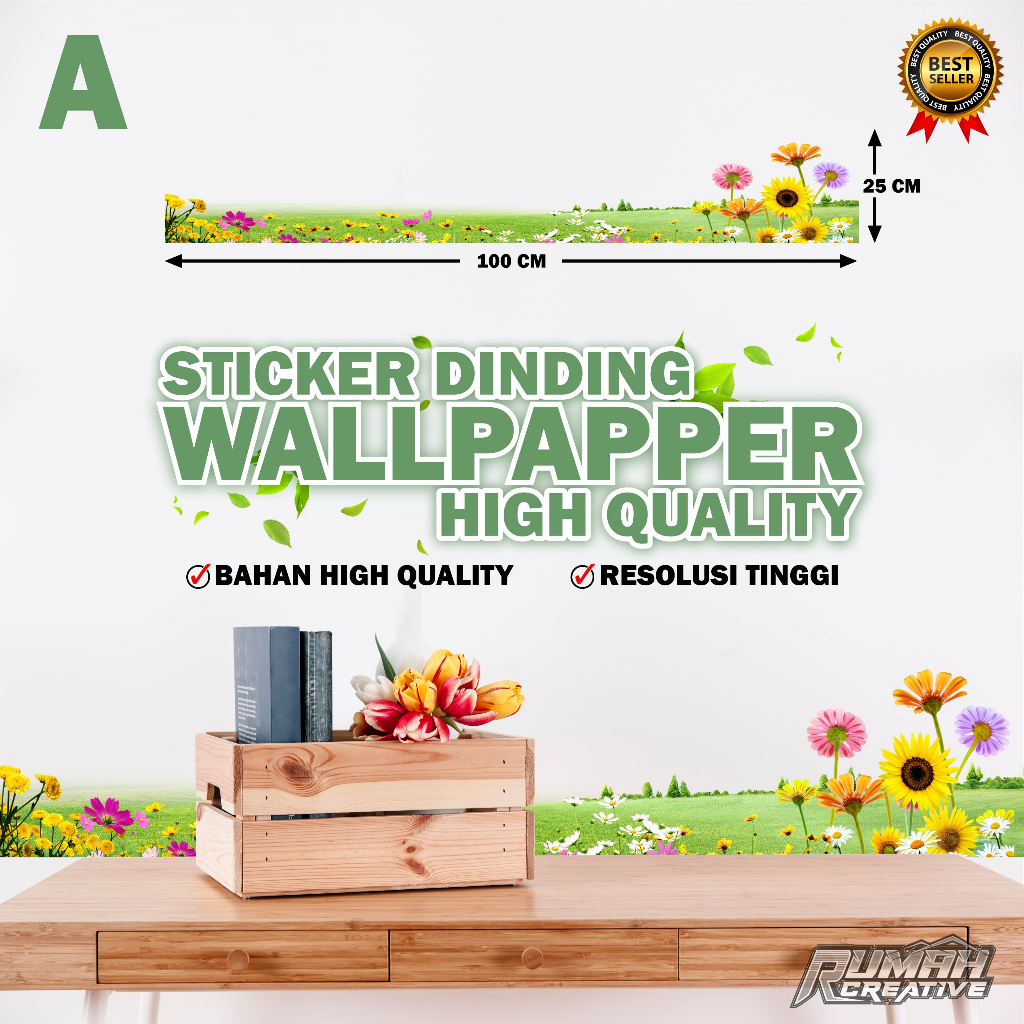 

Sticker Motif Rumput -STICKER Hiasan Dinding Tahan Panas/Tahan Air / stiker dinding