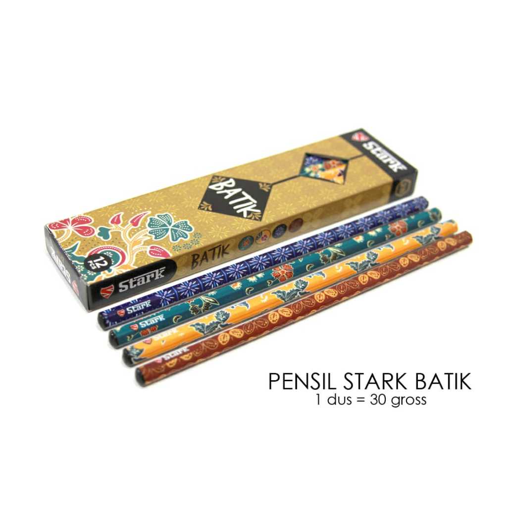 

1Lusin Pensil 2b Batik Pensil Batik Stark