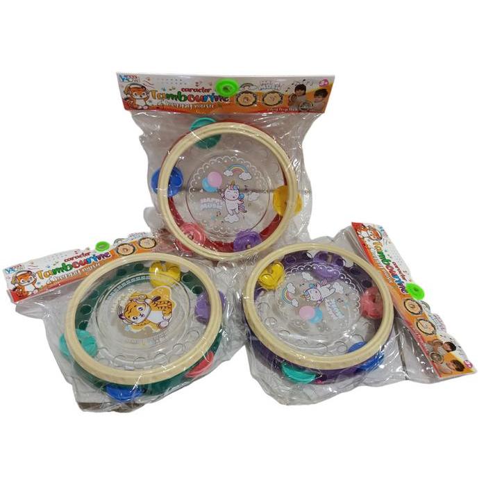 Promo Mainan Anak Mainan Alat Musik TAMBORIN REBANA Kecrekan BU01 / Mainan Bayi / Mainan Kecrekan / 