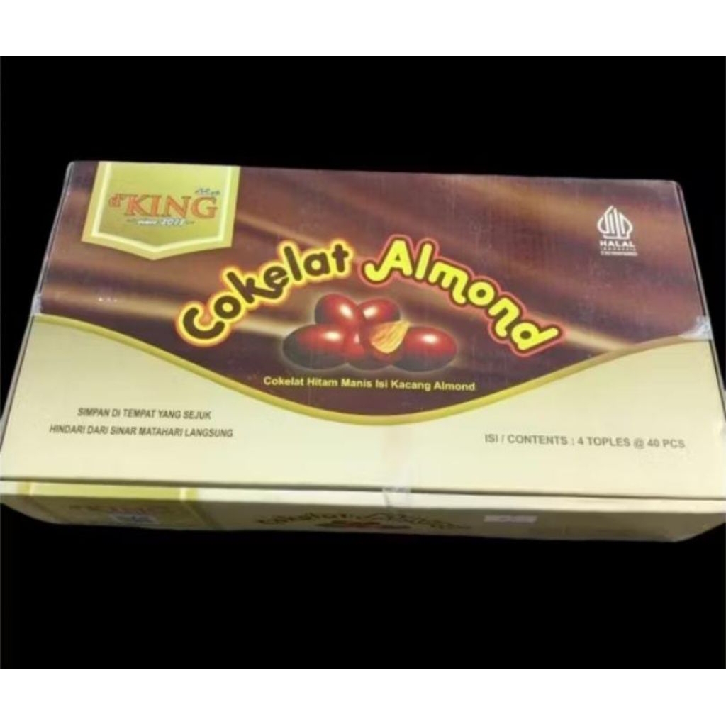 

D' KING COKLAT ALMOND 1 TOPLES(40pc)