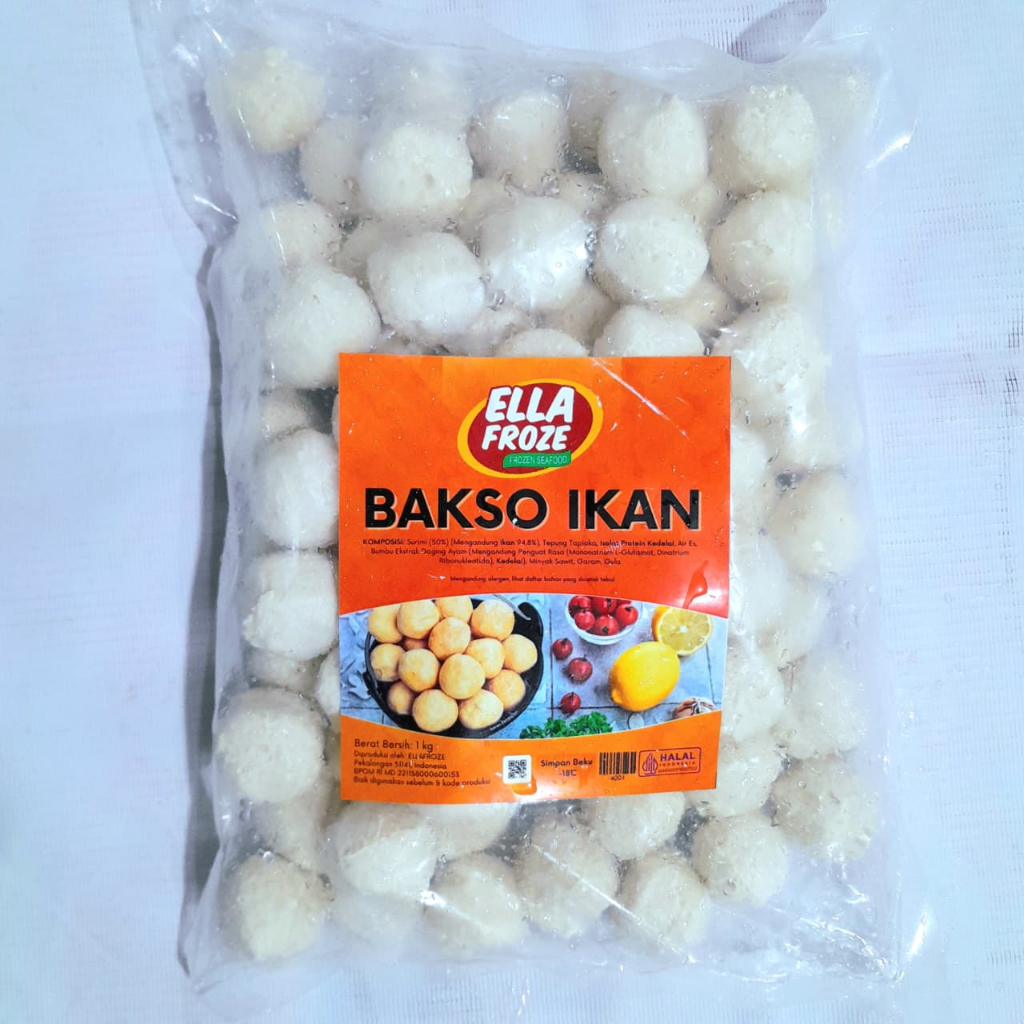 

ELLAFROZE Bakso Ikan 1KG - Kualitas Baik