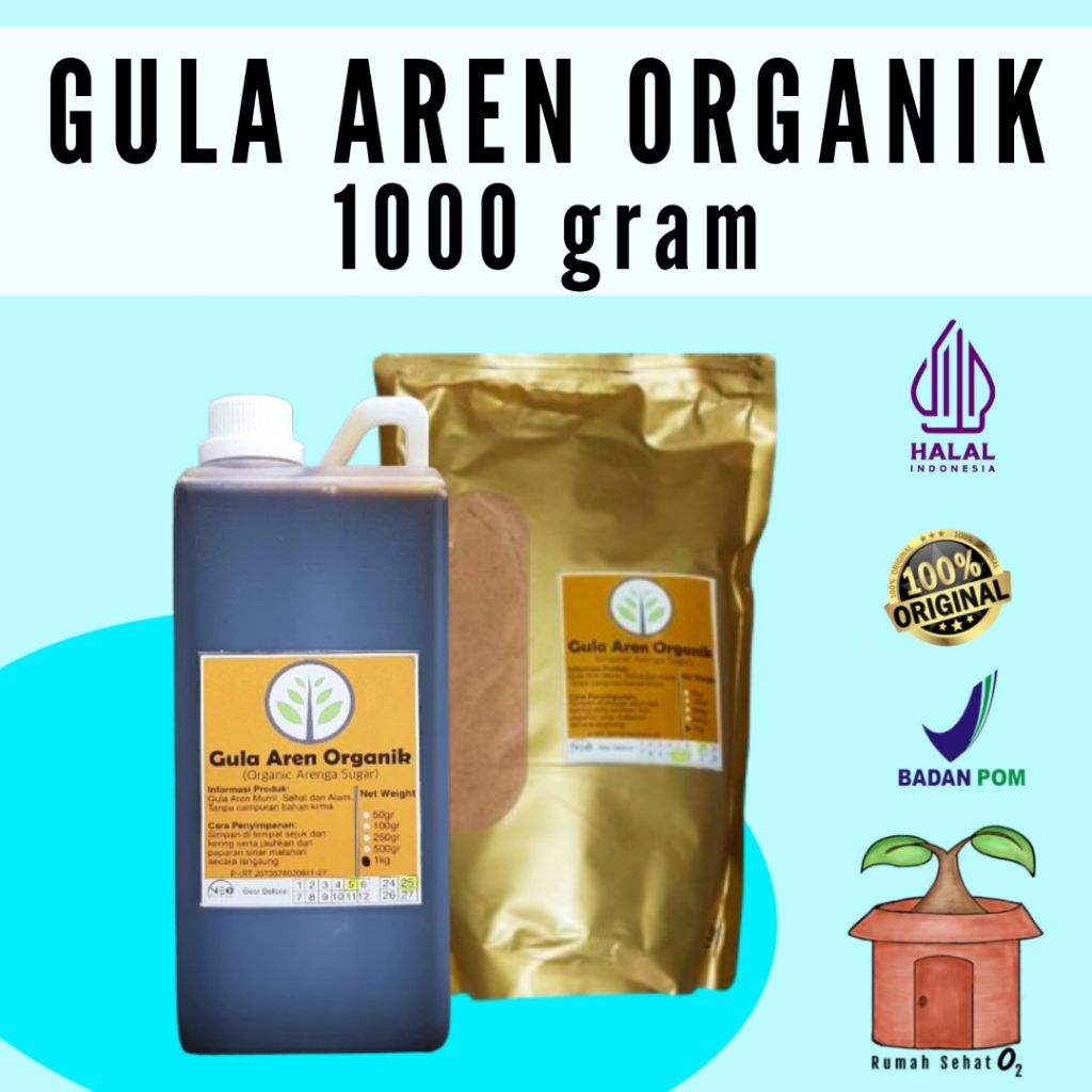 

Gula Aren Semut Organik Bubuk Merah Brown Arenga Sugar Serbuk Red Bubuk 1 Kg 1000 Organic Balikpapan