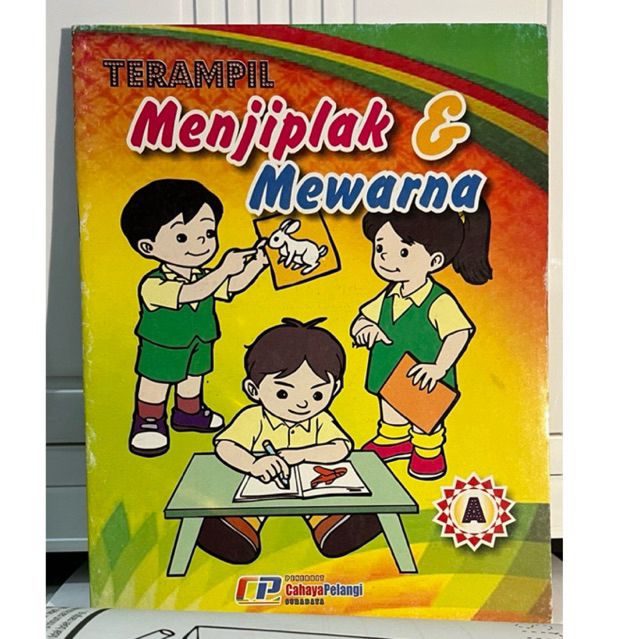Buku Anak TK/PAUD, Terampil Menjiplak dan Mewarna Untuk TK A/TK B