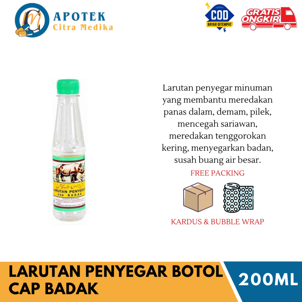 

Larutan Penyegar Cap Badak - Meredakan Panas Dalam dan Menyegarkan Badan