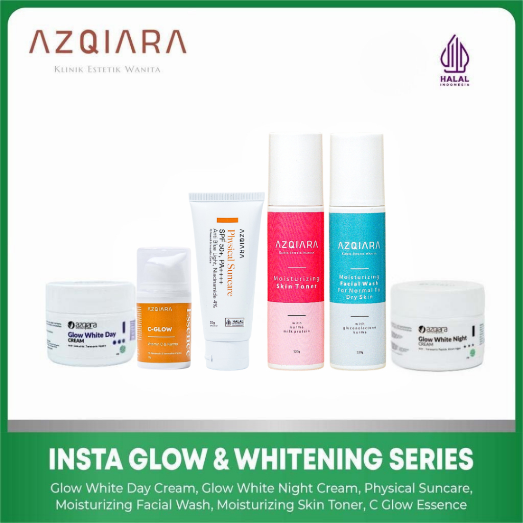 AZQIARA INSTA GLOW & WHITENING SERIES