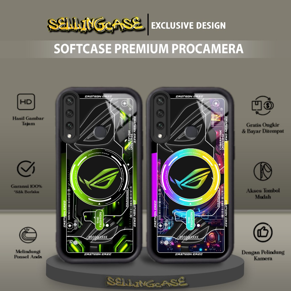 Case Premium Compatible For HUAWEI Y6P 2020 Motif [ RGNW ] Casing Softcase Glossy Anti Jamur