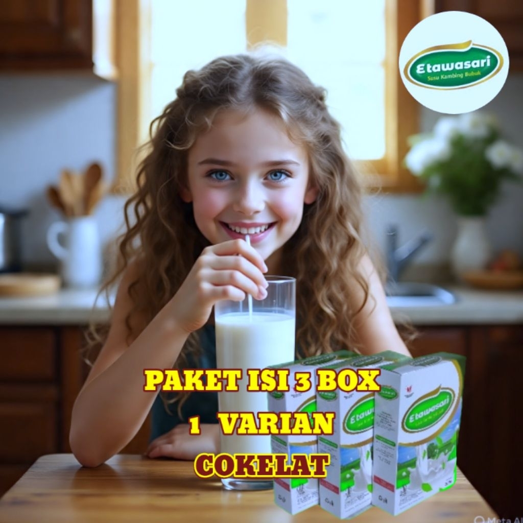 

3 box 1 rasa coklat susu etawa bubuk etawasari