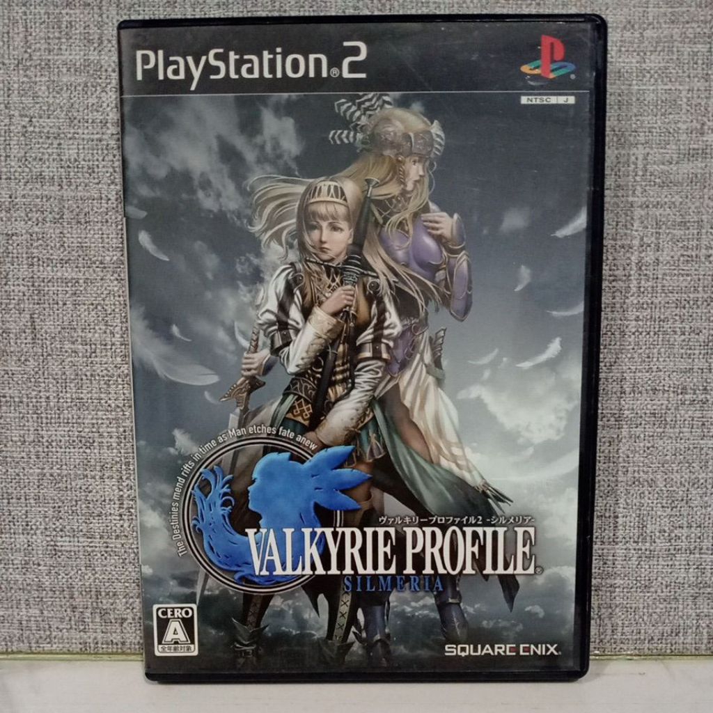 CD DVD KASET ORIGINAL PS2 Valkyrie Profile Silmeria Jpn Bahasa Jepang lengkap manual book