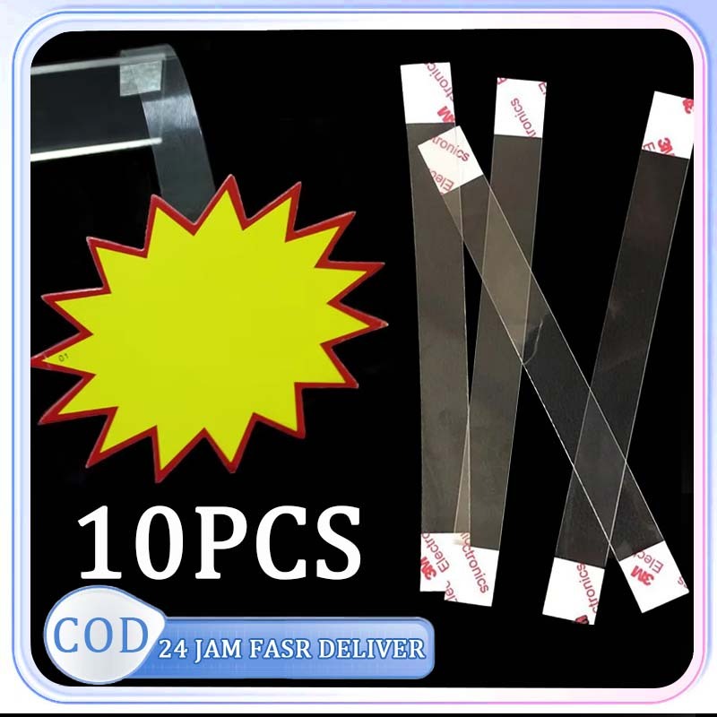 

Label Display Harga Label Harga Mika 100pcs Mika Display Kartu Promo Wobbler Promosi Mika