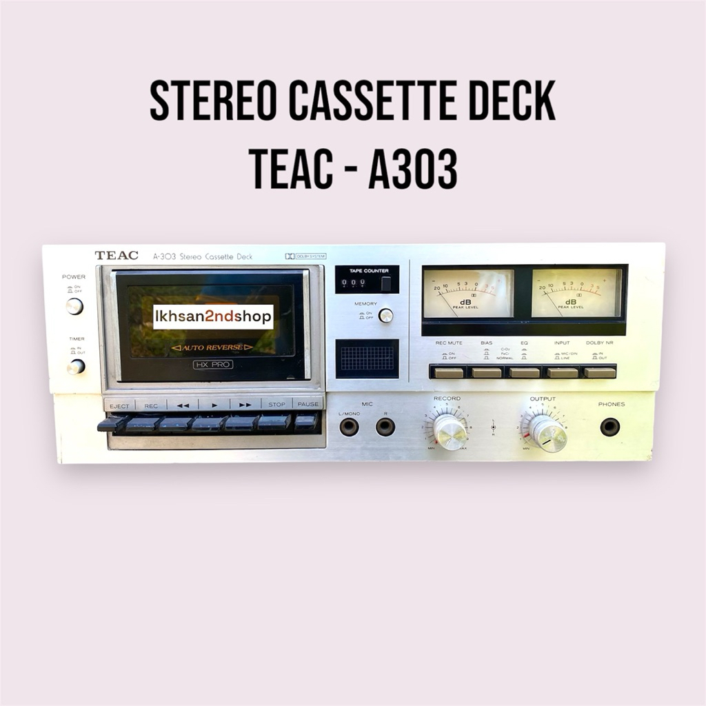 Stereo Cassette Deck TEAC A-303