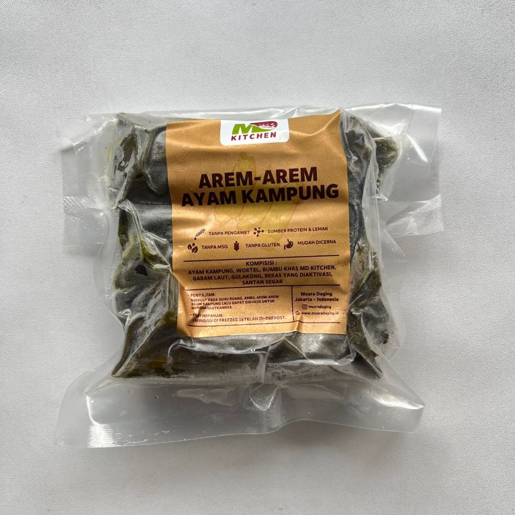 

MD KITCHEN Arem-Arem Ayam Kampung 200gr (Isi 3pcs) - BEBAS MSG & BAYI BALITA APPROVED!!