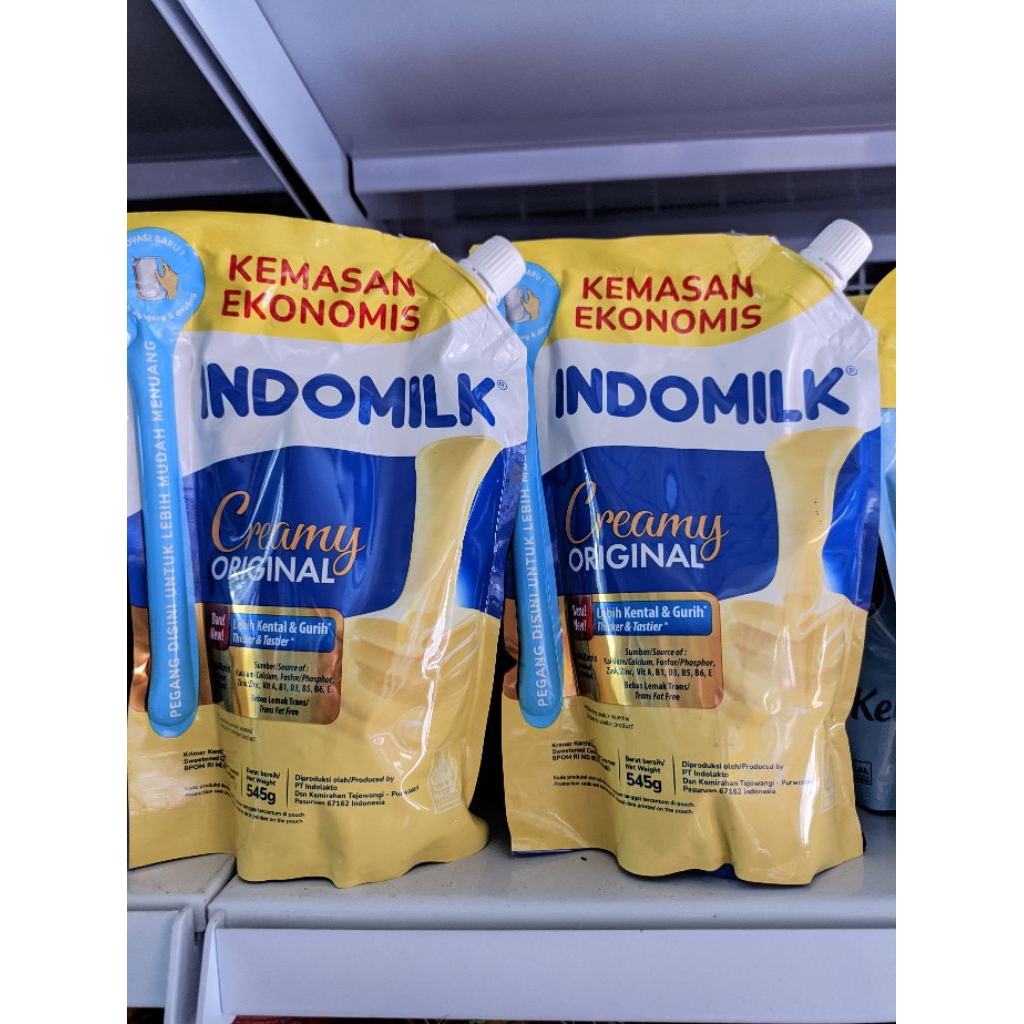 

SUSU KENTAL MANIS POUCH INDOMILK 545 GRAM