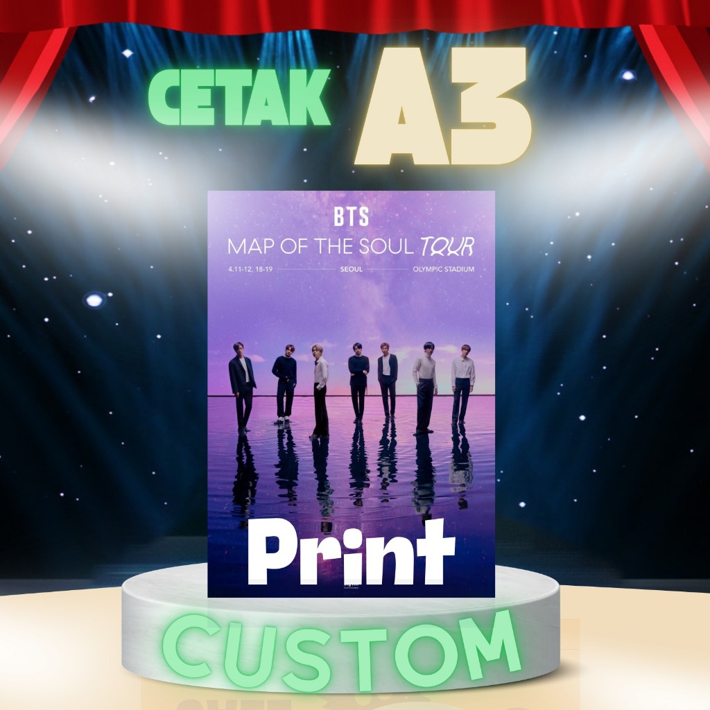 CETAK POSTER CUSTOM A3 CETAK POSTER CUSTOM A4