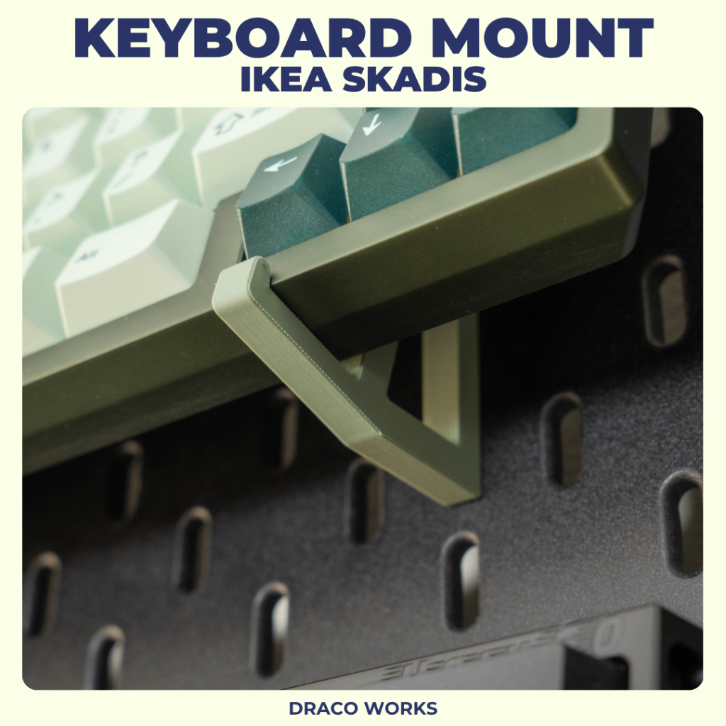 Strong Mechanical Keyboard Mount Ikea Skadis Gantungan Hook