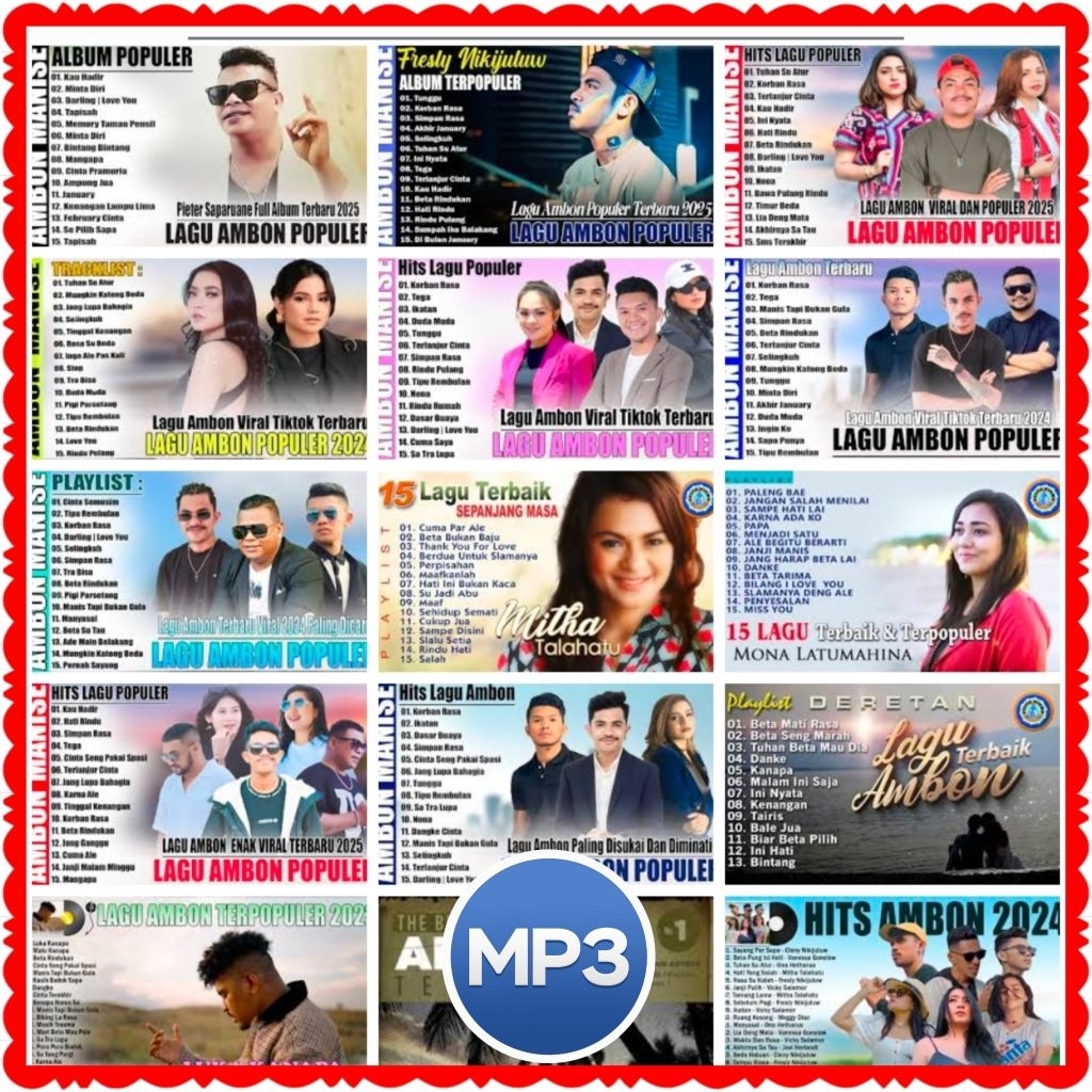 KASET CD MP3 LAGU AMBON TERBARU-MP3 LAGU AMBON-LAGU AMBON TERBARU-KASET CD LAGU AMBON-LAGU POP AMBON