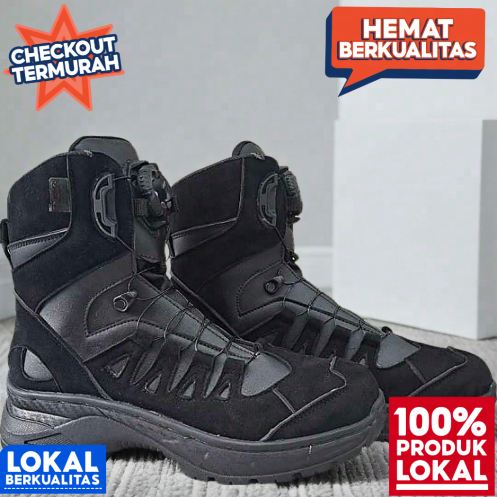 Sepatu Boot Blackhawk / Sepatu PDL TNI Polri