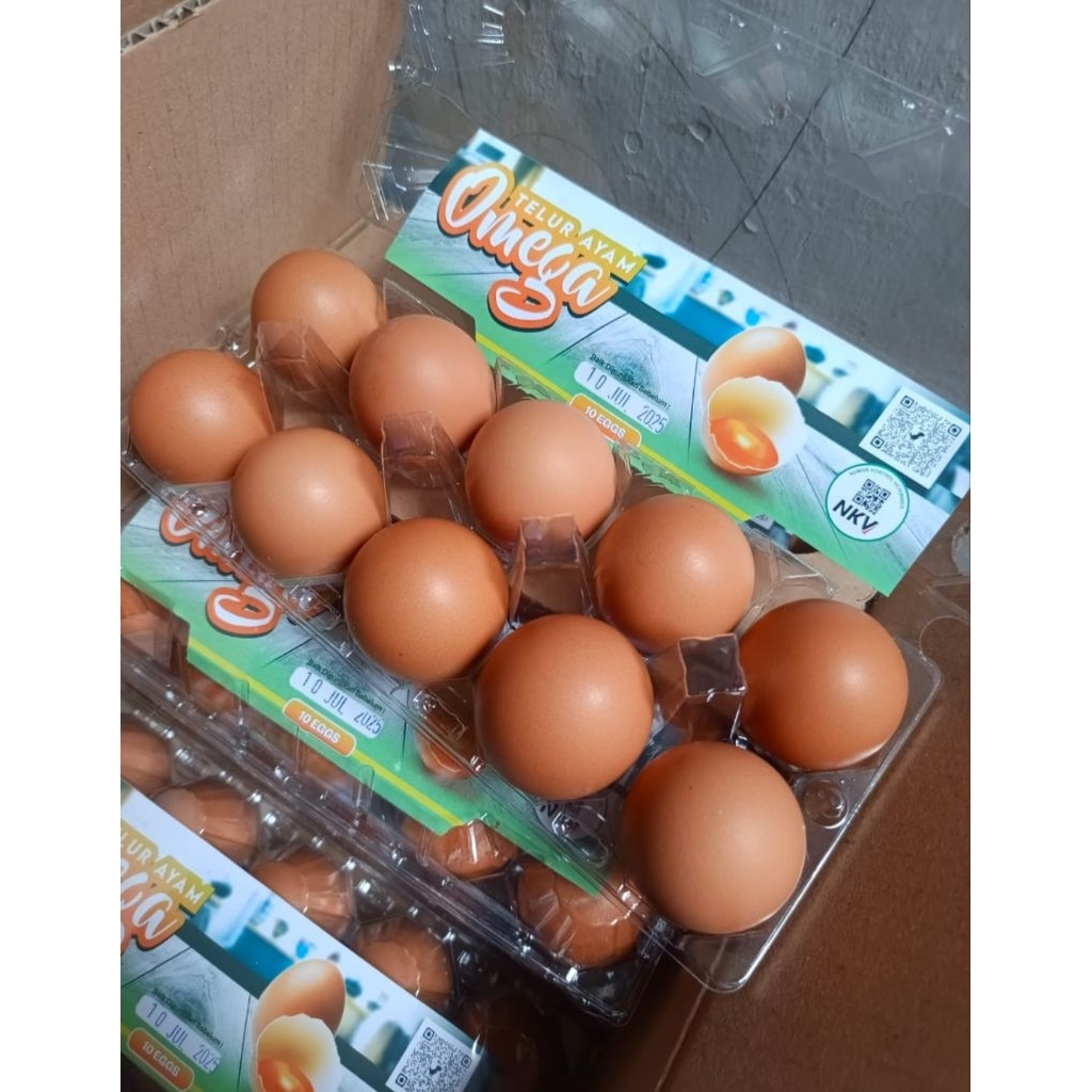 

Telur omega 3 isi 10 butir