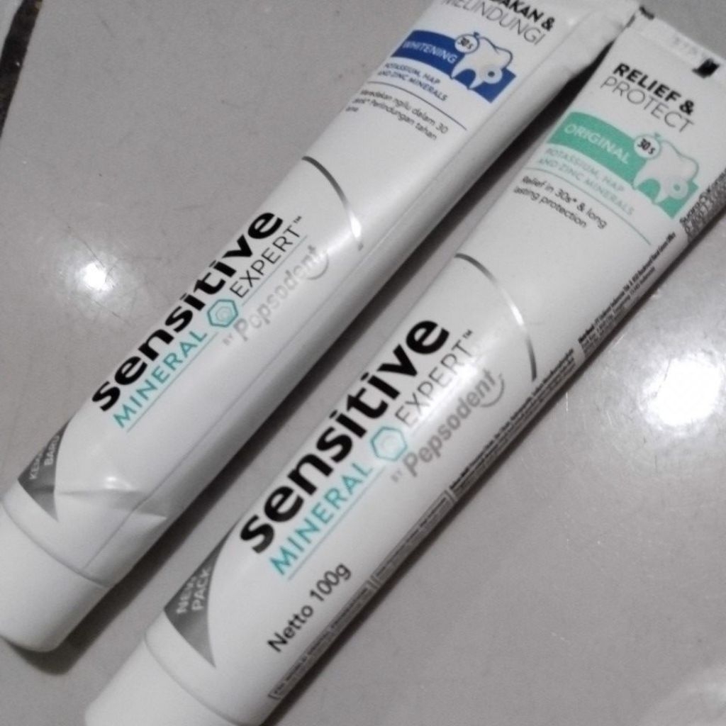 pepsodent sensitive mineral expert 100g