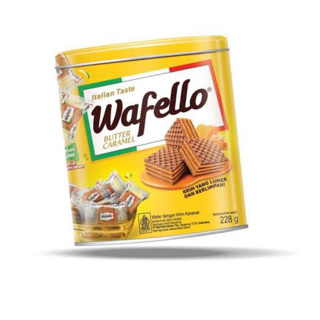 

WAFELLO BUTTER CARAMEL KALENG