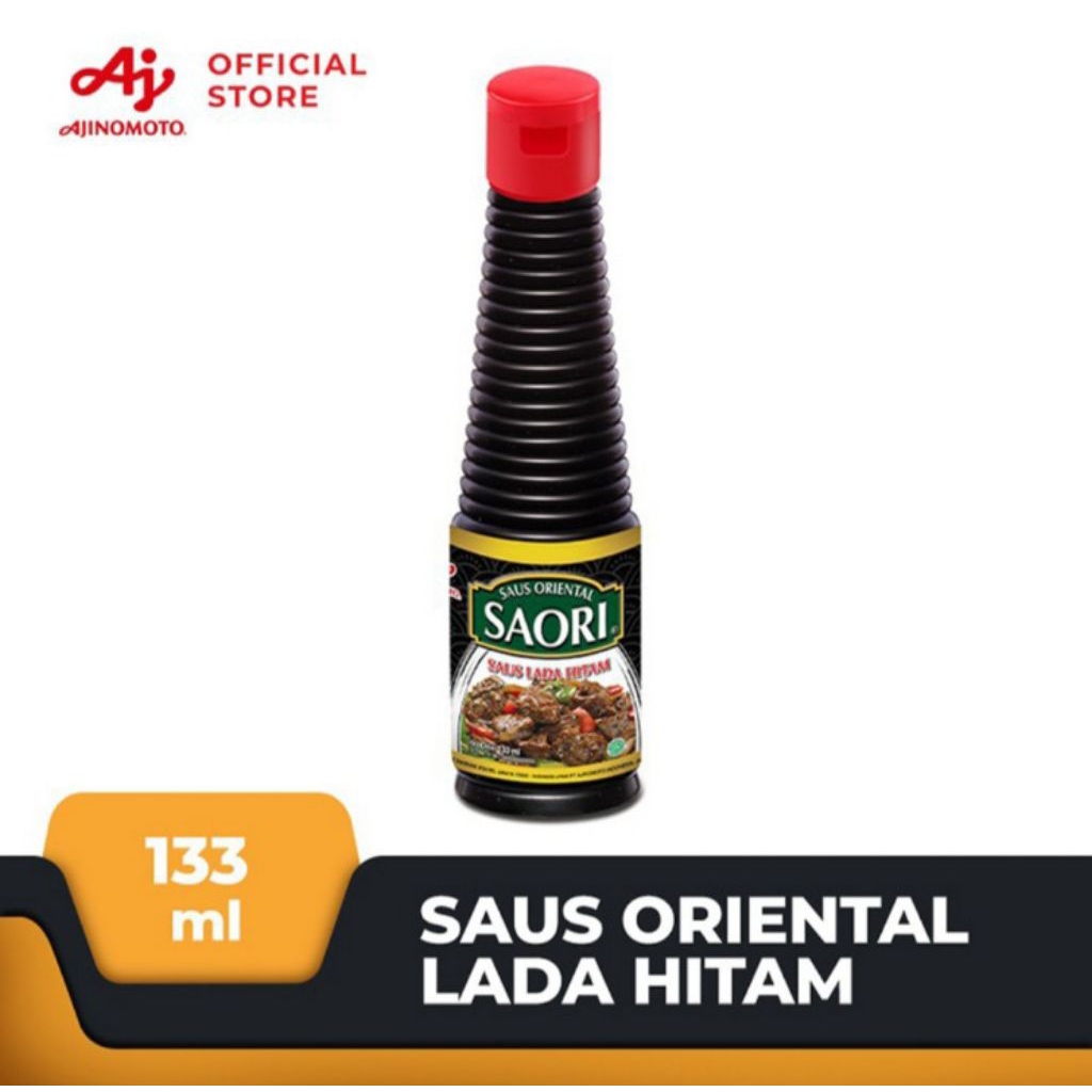 

Saori Saus Oriental Lada Hitam Botol 133 ml