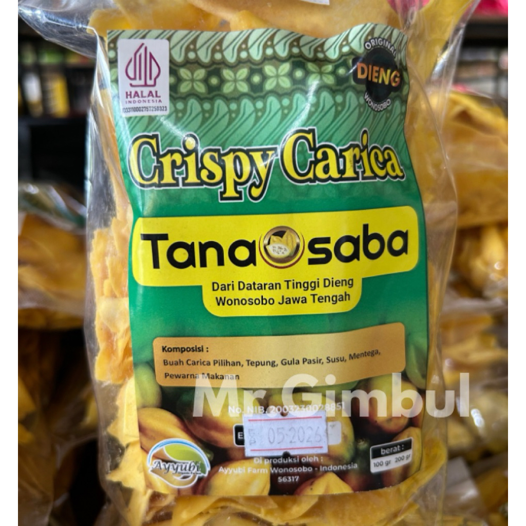 

CARICA CRISPY ASLI DIENG WONOSOBO 200 gr