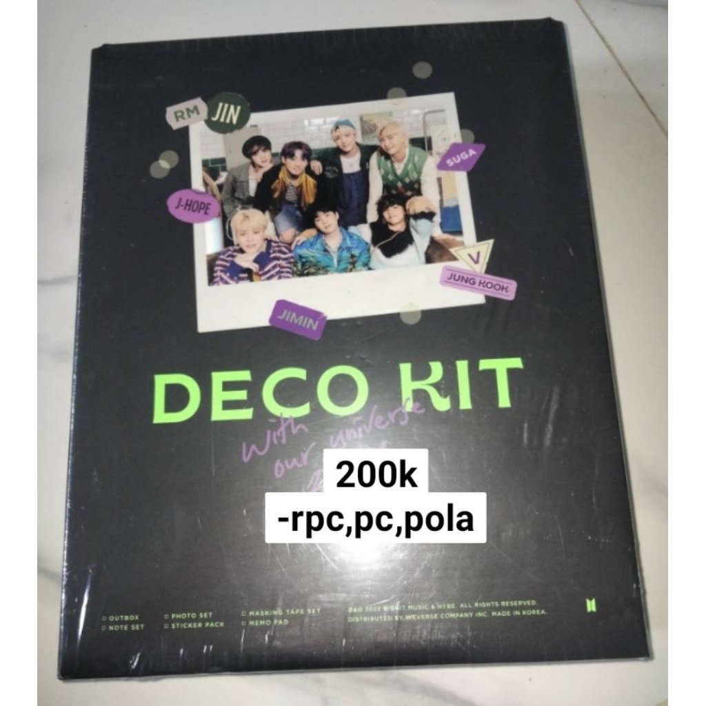

DECOKIT ONLY