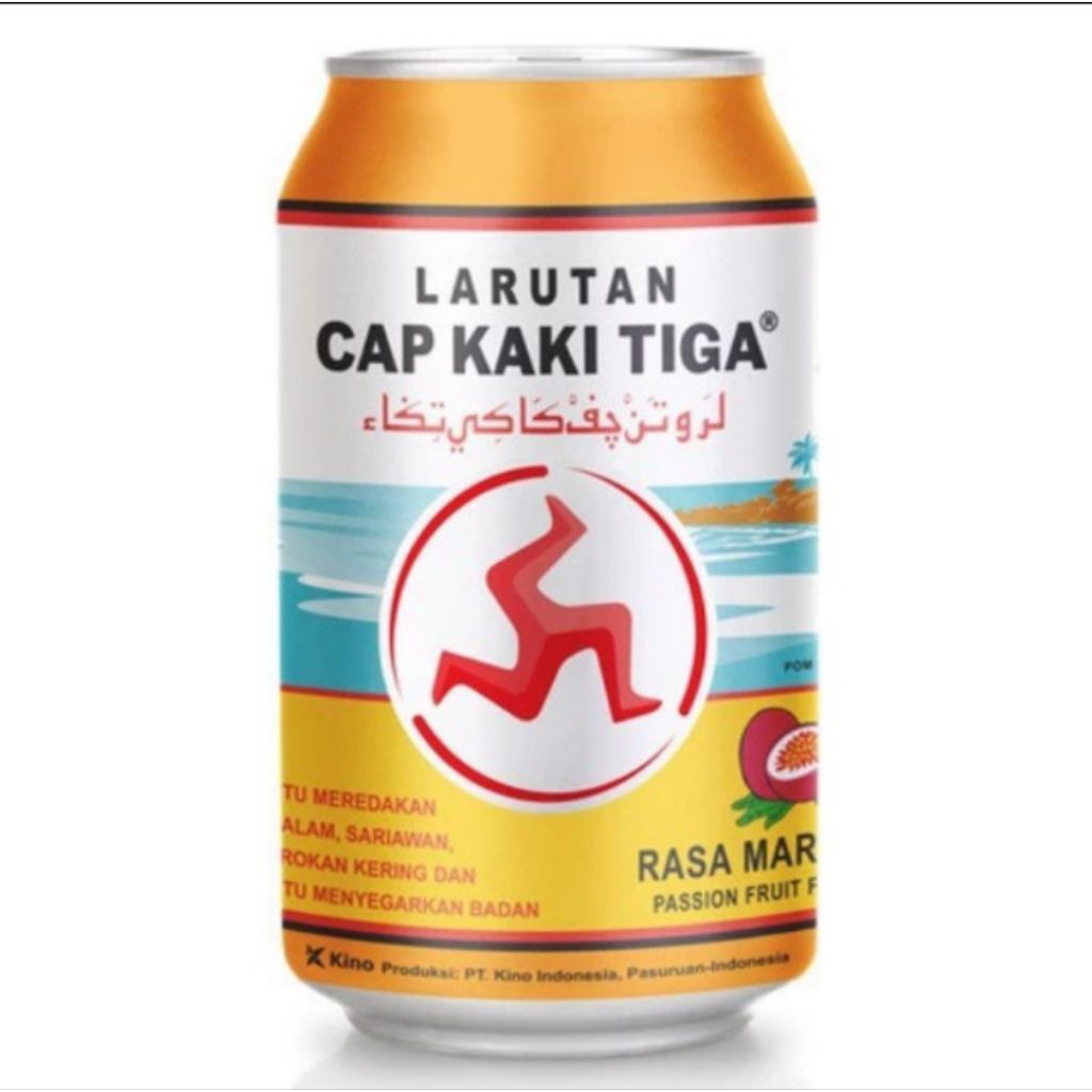 

Cap Kaki Tiga Larutan Penyegar Markisa Kaleng 320ml