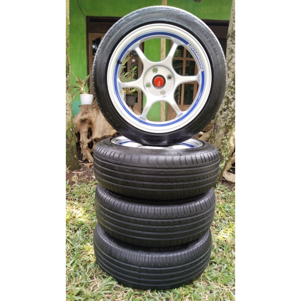 Velg variasi mobil Advan RG ring 16. cocok buat mobil brio, jazz, ferio, genio, grand civic dll