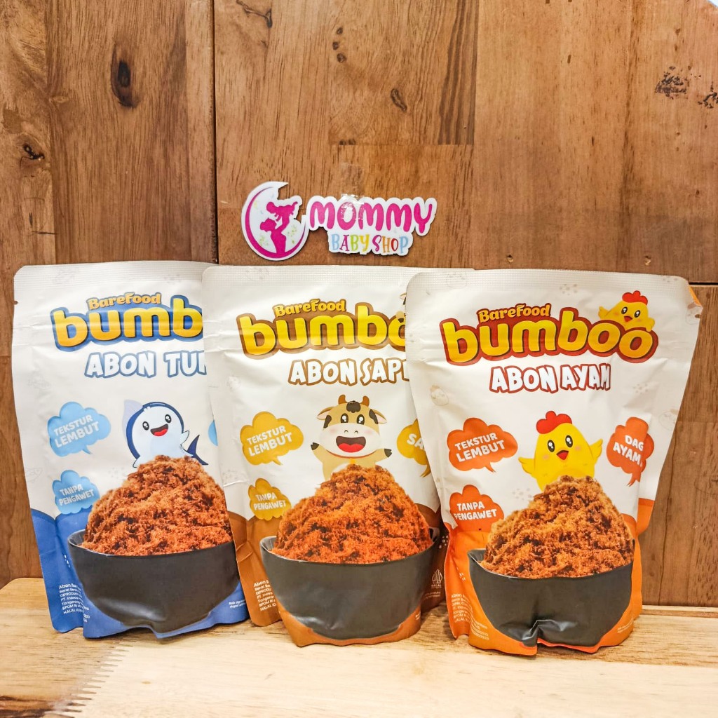 

BUMBOO Abon Asli - Tekstur Lembut MPASI Si Kecil - Sumber Protein - Tanpa MSG - Tanpa Pengawet