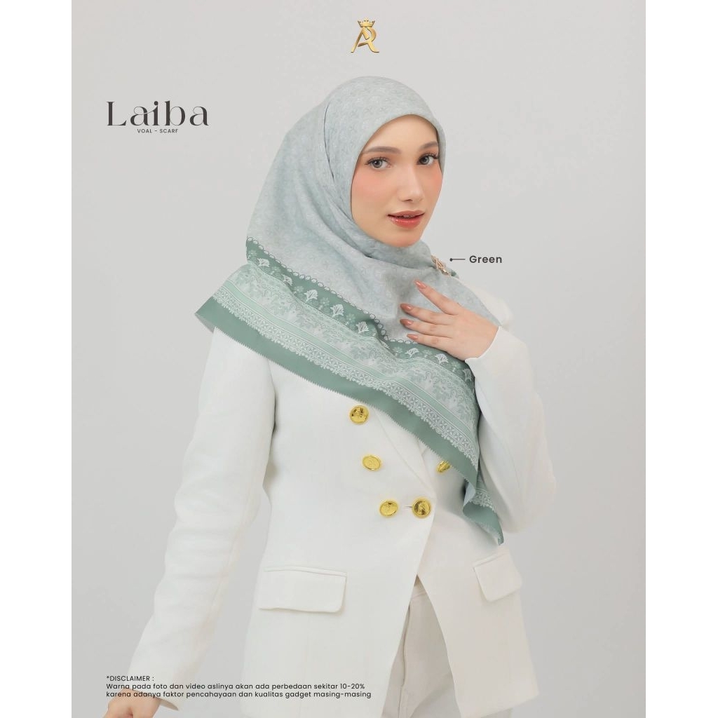 Laiba Scraf Arrafi Hijab Arrafi Official Segi Empat Arrafi Segi empat Terbaru Best Seller hijab