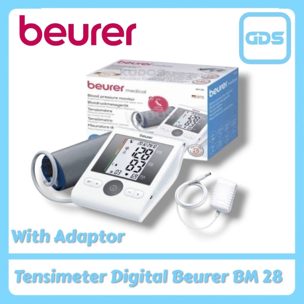 Tensimeter Digital Beurer BM 28  Tensimeter Plus Adaptor Beurer BM28