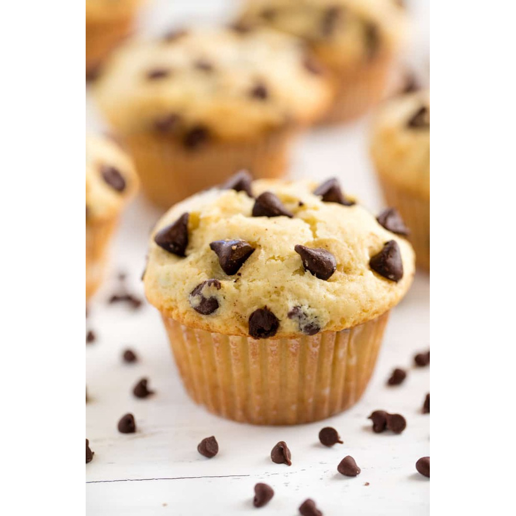 

Vanilla Choco Chip Muffins