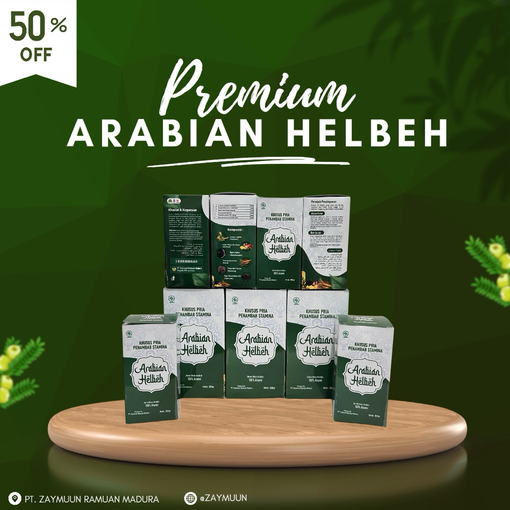 

[TERLARIS]Jamu Khusus Pria Arabian Helbeh Penambah Stamina 100%alami