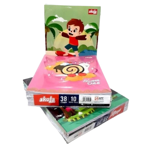 

Buku Tulis Skola 38 Lembar (1 Pack Isi 10 Buku)
